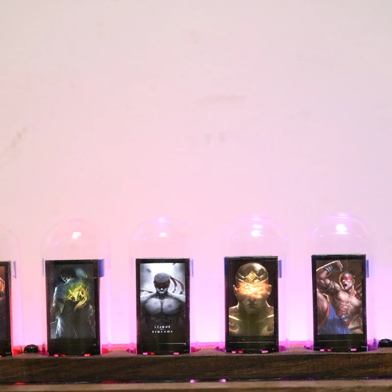 Nixie Tube RGB Digital Led Glow Tube Clock.