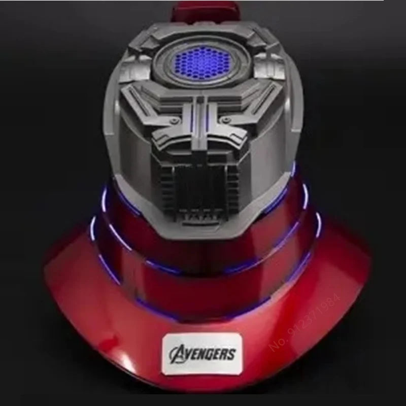 Iron Man Helmet Mk5 Voice Control Eyes With Light Model Toys For Adult Electric Wearable Christmas Gift.