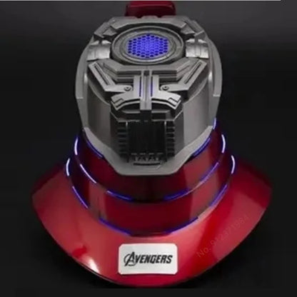 Iron Man Helmet Mk5 Voice Control Eyes With Light Model Toys For Adult Electric Wearable Christmas Gift.