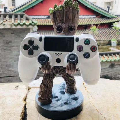 Marvel Superhero Groot PS5 Xbox, GamePad, Mobile and Phone Base Bracket Holder.