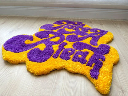 "TAKE A BREAK" Tufted Rugs.
