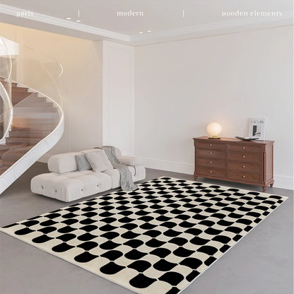 Retro Checkerboard Rugs.