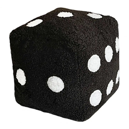 20cm Dice Plush Cubic Cushion Stuffed Pillow Cushion.