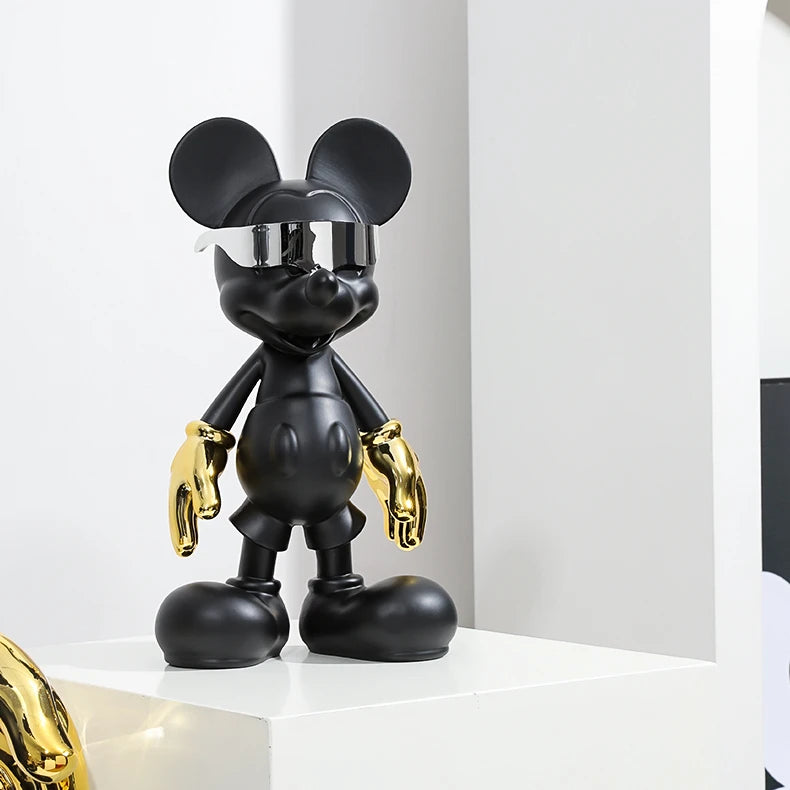 Disney Cyberpunk Mickey Mouse Statue.